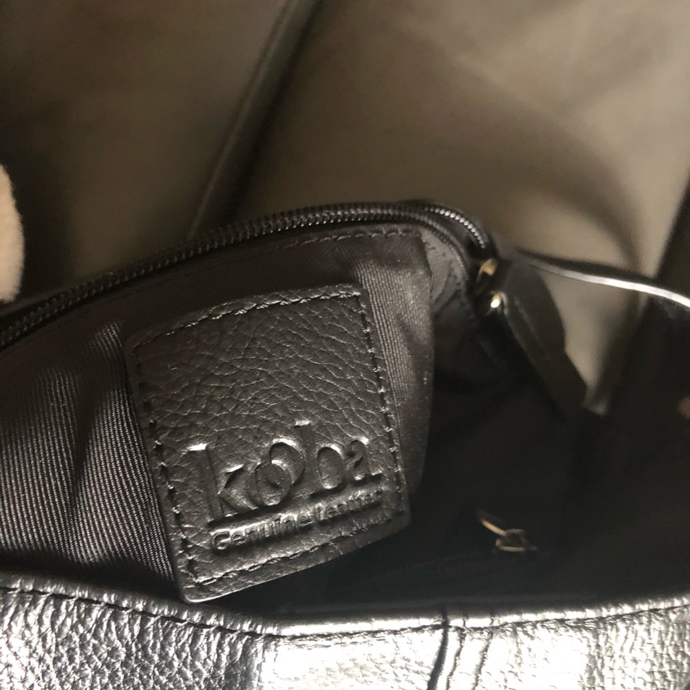 Kooba black leather purse